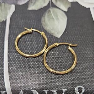 📣$15 DEALS📣Hoop Earrings 14kt Gold Plated/ Sterling Silver